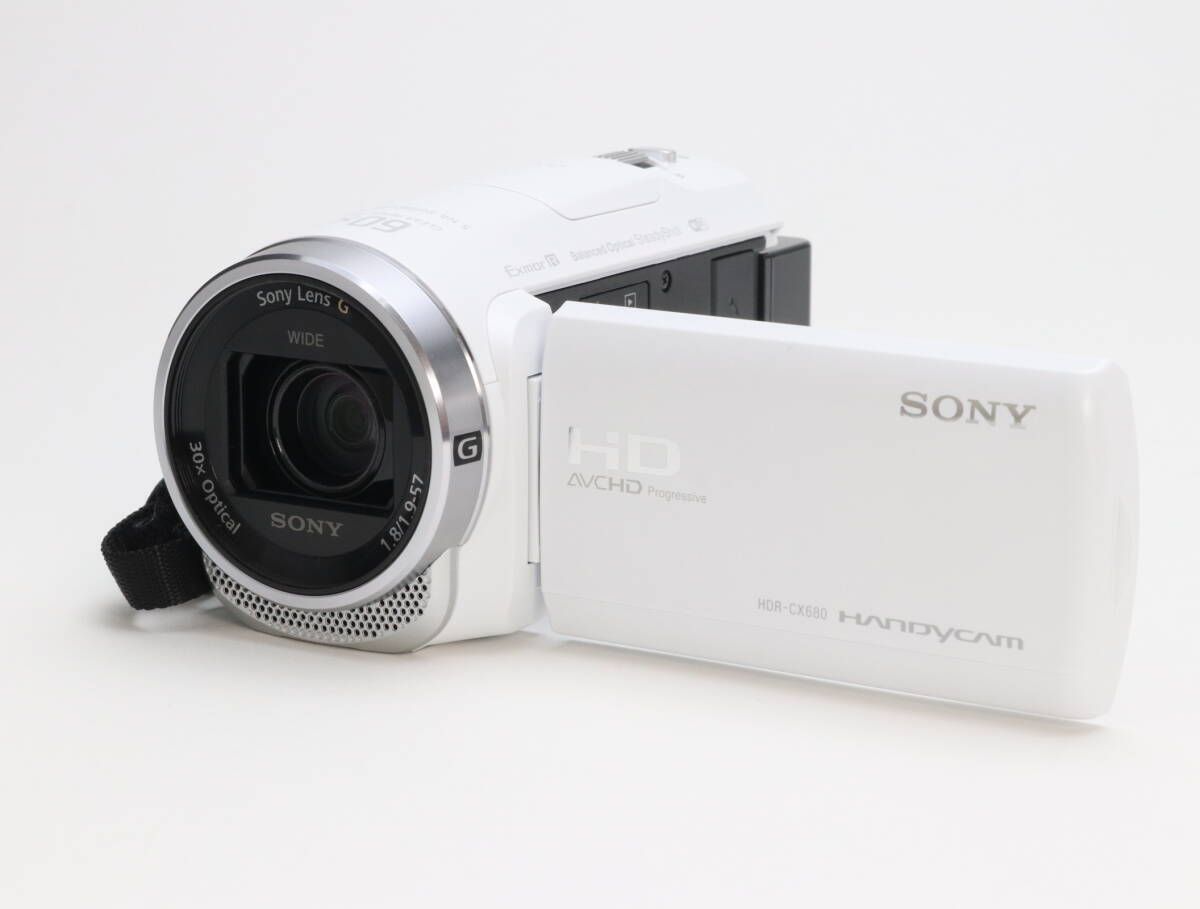 AB SONY ソニー Handycam HDR CX 680 ホワイト 初期不良 対応 110 194