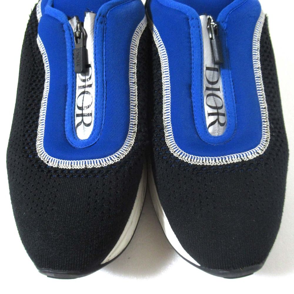 美品 DIOR HOMME ディオールオム B25 ロゴ ジップ ニット