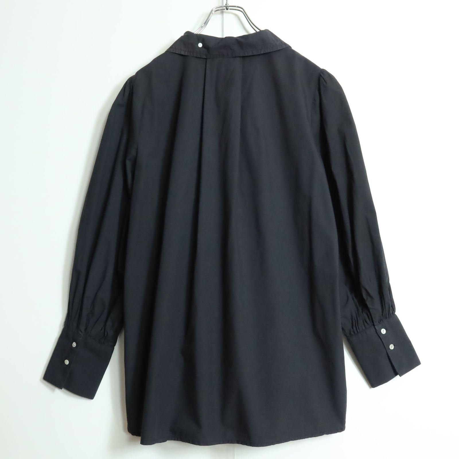 as know as olaca ピロピロモチーブラウス　黒 アズ ノゥ アズ オオラカ(AS KNOW AS olaca) レディース
