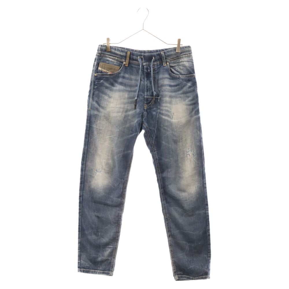DIESEL NARROT-NE ジョグジーンズ ダメージリペア DIESEL (ディーゼル) NARROT-NE JOGG JEANS ダメージリペア加工
