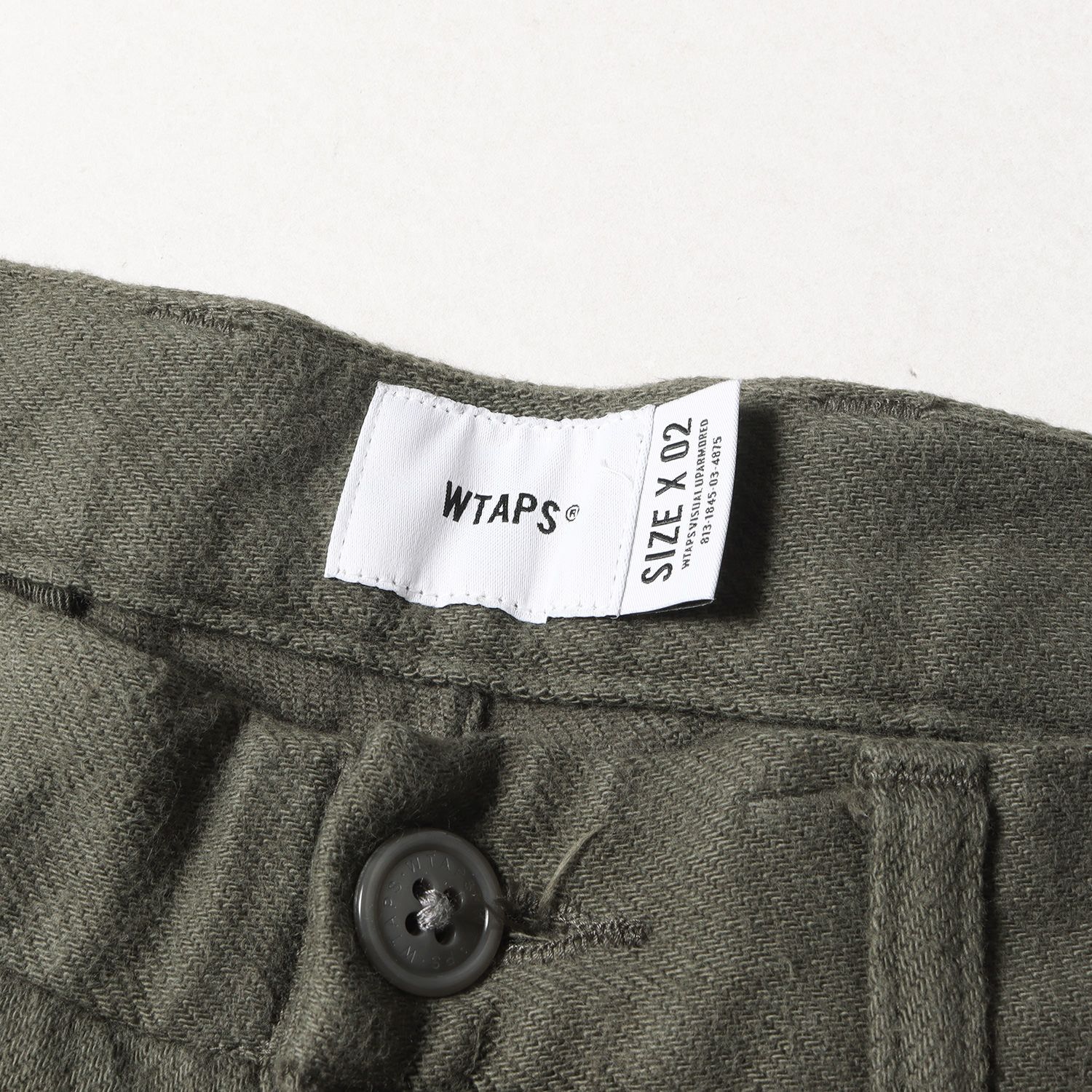 WTAPS ダブルタップス パンツ サイズ:M 21AW フランネル 2タック 