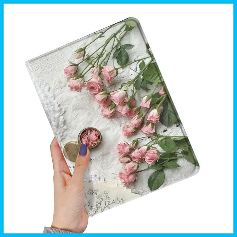 【人気商品】iPad9 iPad8 iPad7 iPad 10.2 インチ ケース 花柄 Apple pencil 収納可能 ブック式 iPad Air3 iPad Pro 10.5 カバー 柄付き 可愛い レディース 柄物 イラスト 印刷 プリント (Col