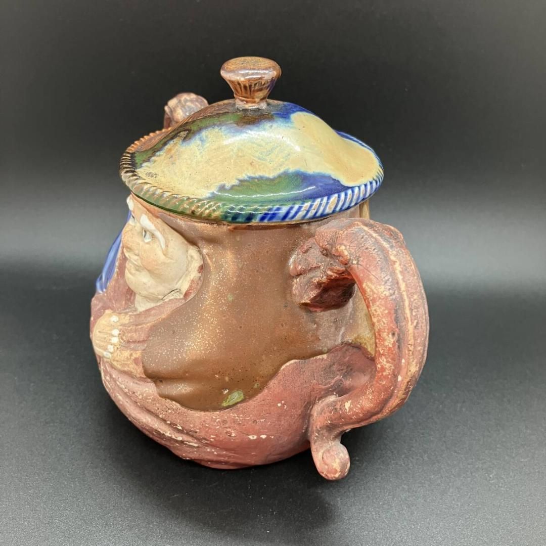 芸術院会員 井上良斎作 花瓶 2点 二代 井上良斎 釉