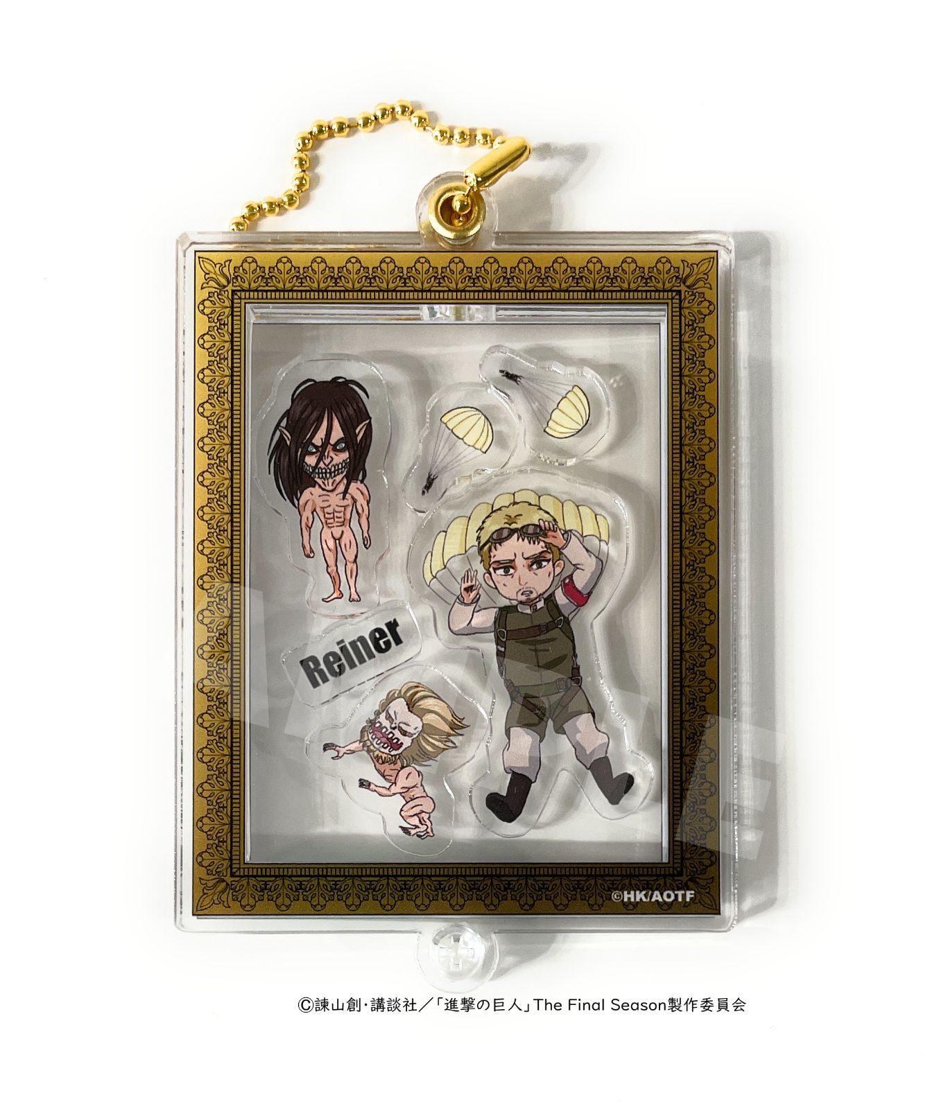 進撃の巨人　ライナーアクスタ　キーホルダー　まとめ売り 進撃の巨人 ライナー いれかえできちゃう シャカシャカ アクリル