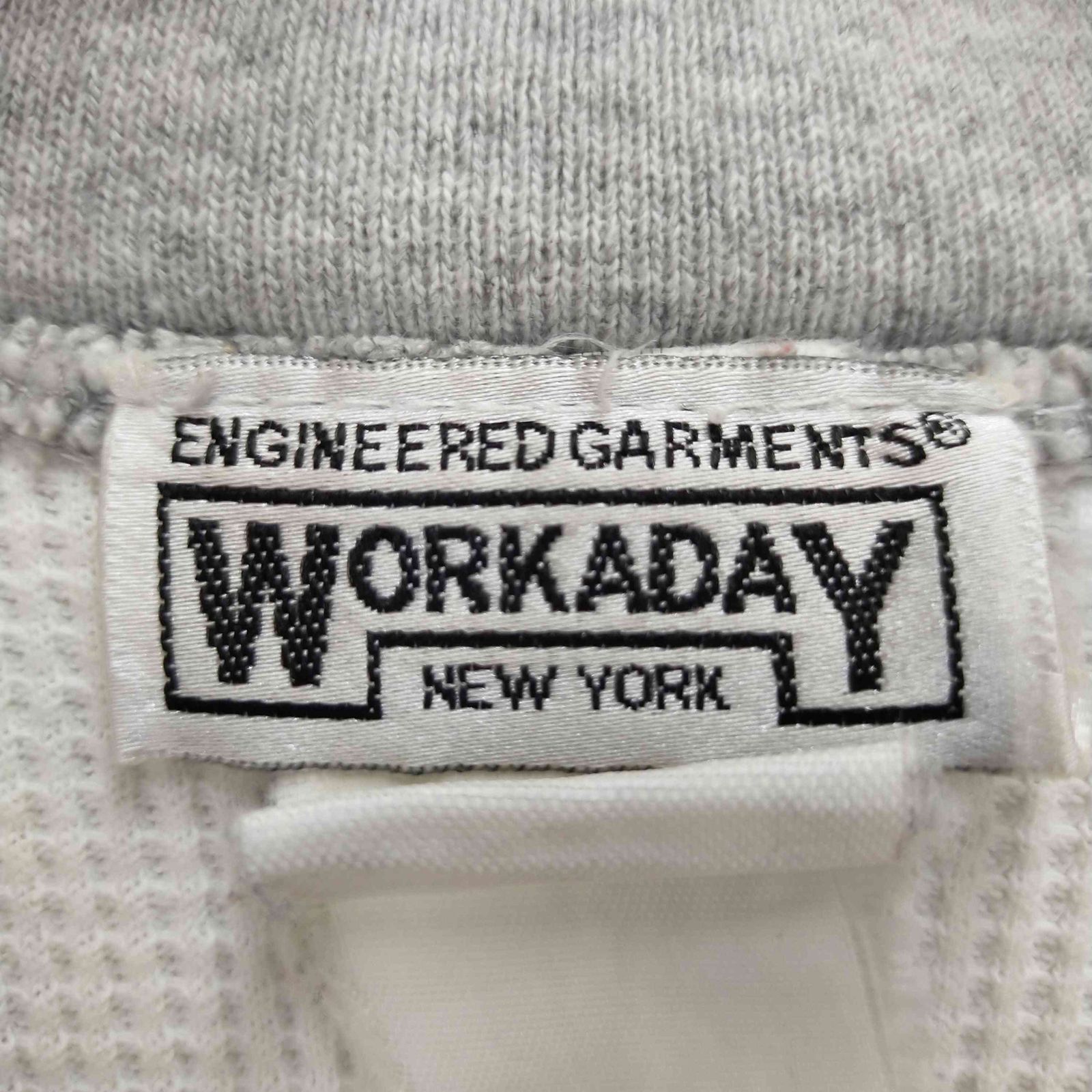 Engineered Garments / エンジニアドガーメンツ | WORKADAY サーマルライナー ジップアップ パーカー | L | ブラック | メンズ