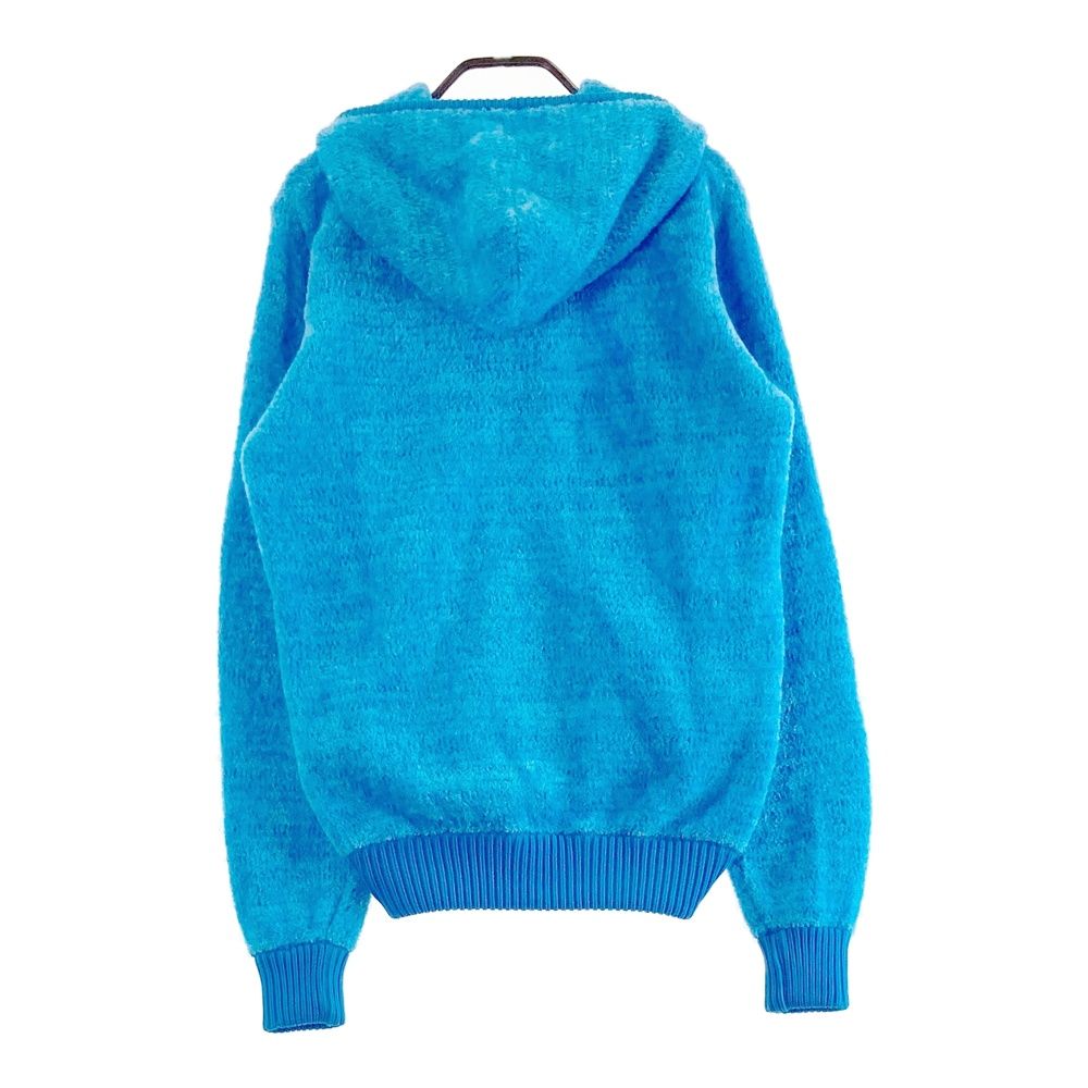 サイズ 3 DANCE WITH DRAGON ダンスウィズドラゴン 長袖 ニット ジップパーカー モヘア混 ブルー系 240101530056 ゴルフウェア レディース ストスト