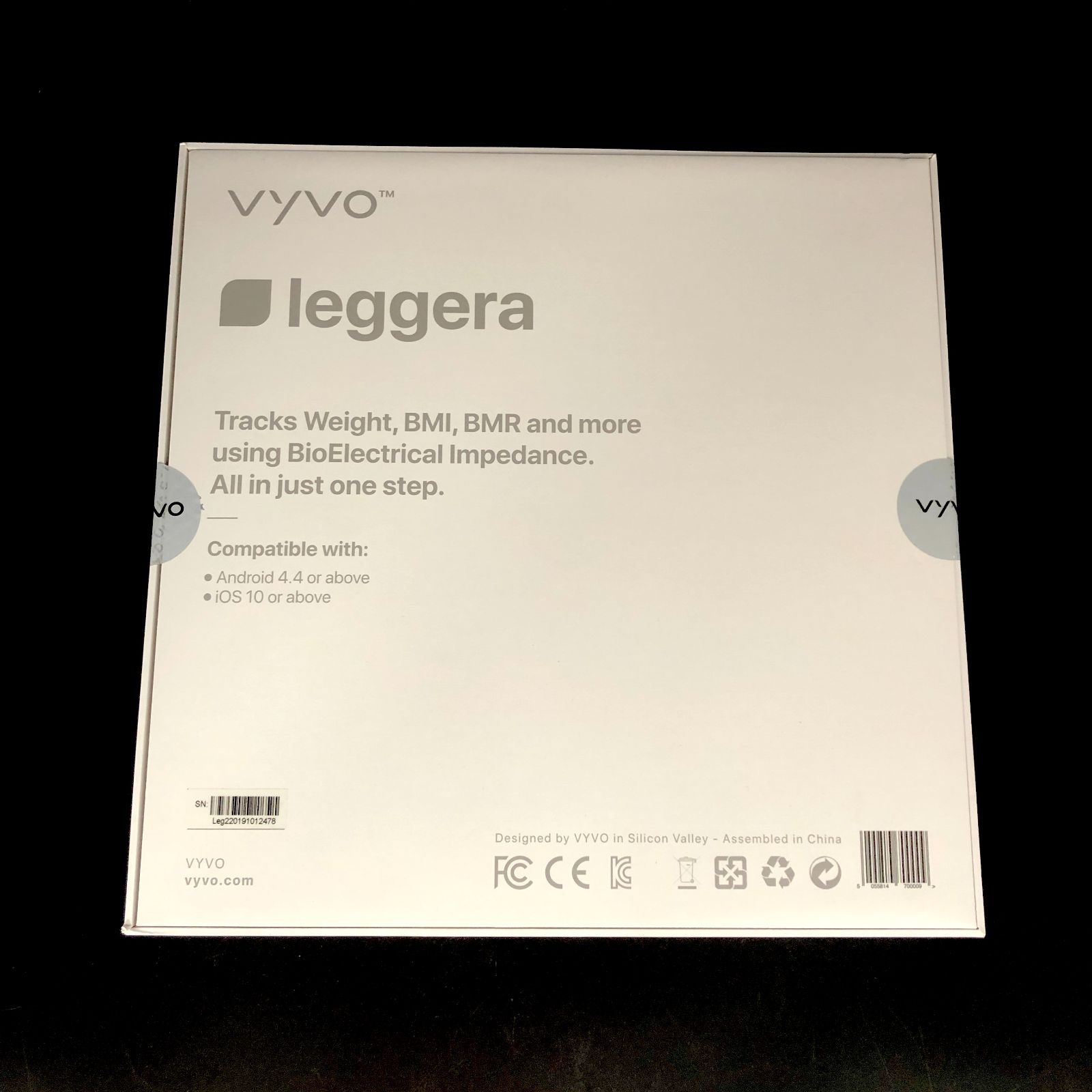 VYVO leggera 体組成計 人気ブレゼント! - 健康管理・計測計