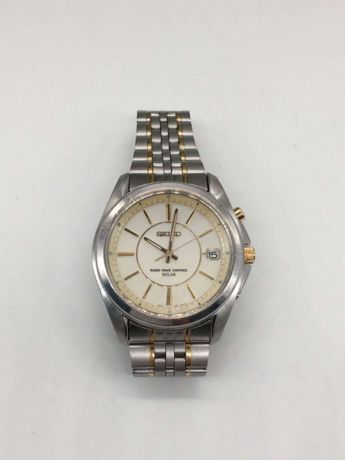 ジャンク】SEIKO RADIO WAVE CONTROL SOLAR 7B22-0BC0 - メルカリ