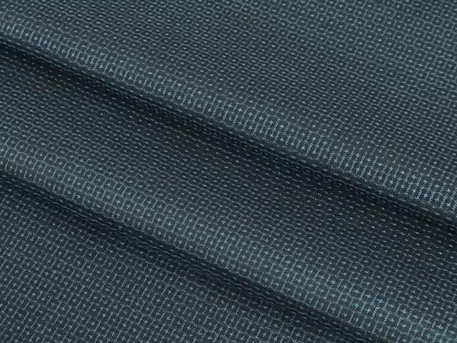 平和屋本店□極上 男性 本場大島紬 アンサンブル キングサイズ 100亀甲