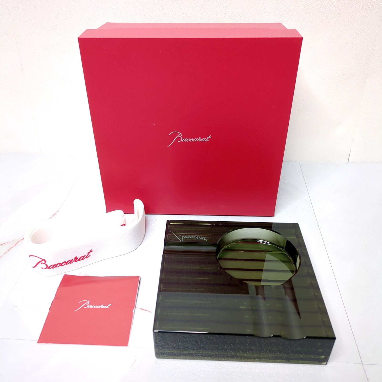 Baccarat バカラ ハバナ アシュトレイ ブラック 葉巻用 灰皿 シガー ブラック ギフト