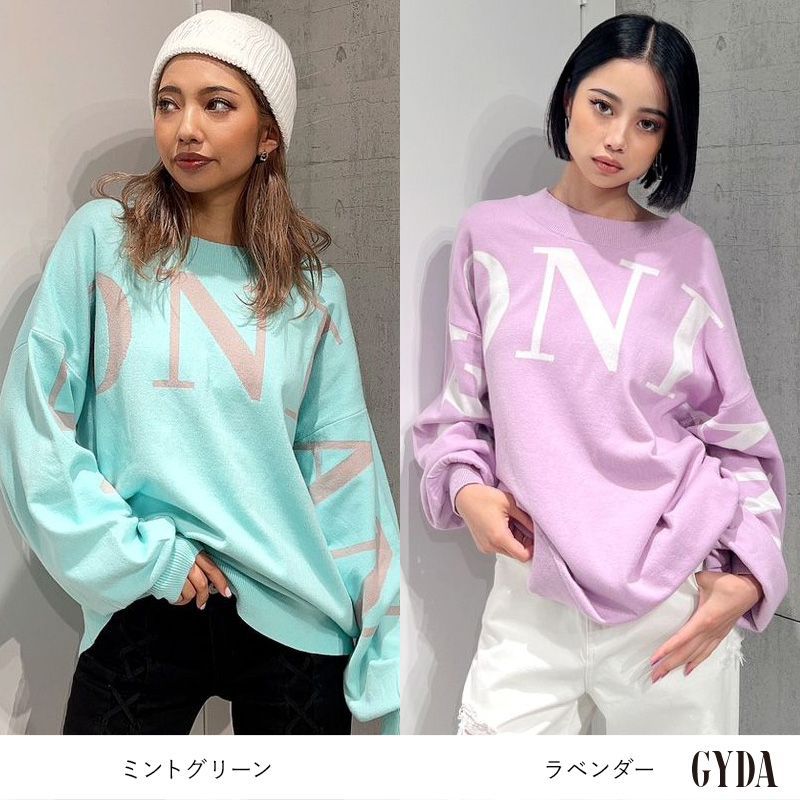 半額ストア 即納】AEONIAN 2WAY LOOSE ニットトップス GYDA ジェイダ トップス