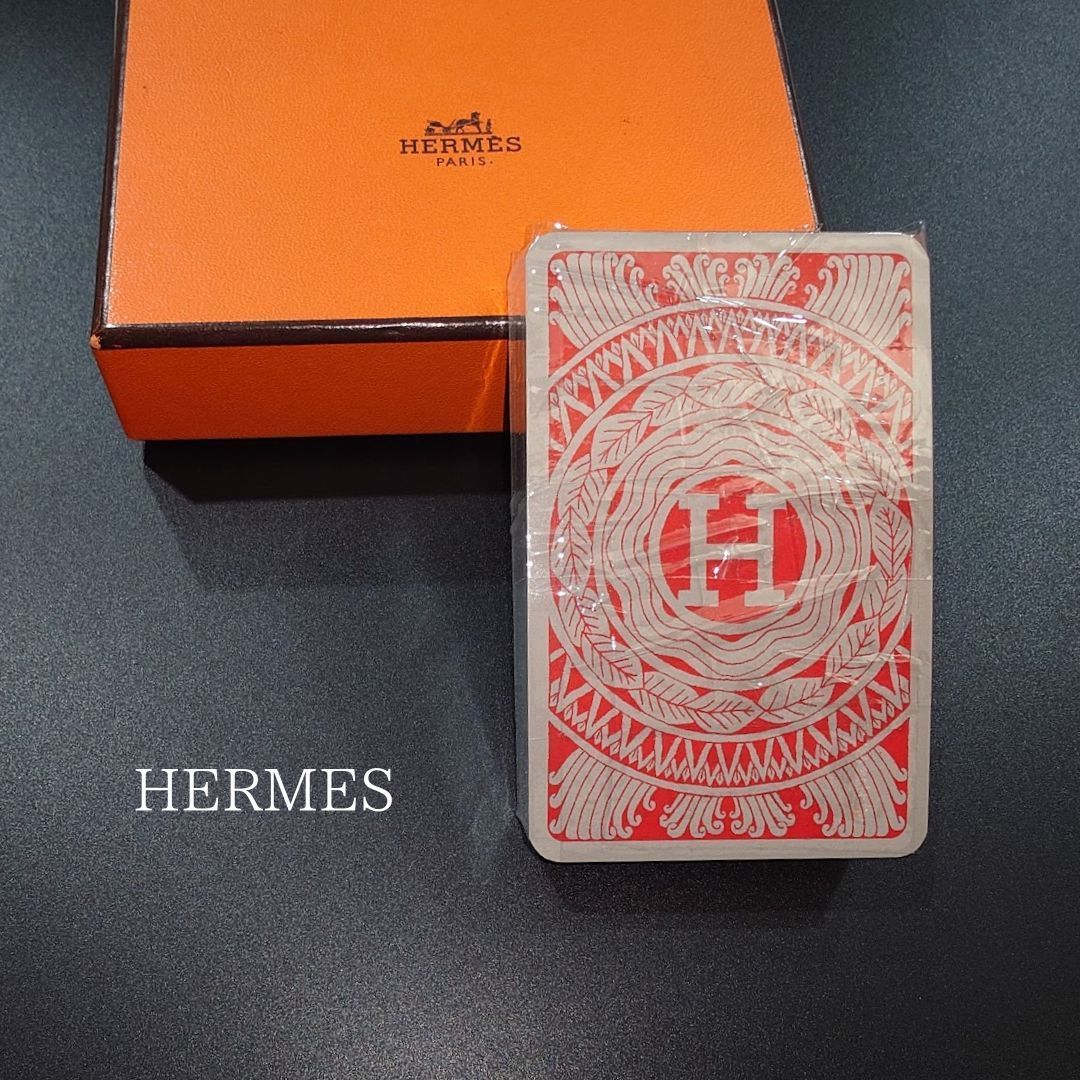 HERMES エルメス トランプ ブリッジ カード テーブルゲーム レ キャトル モンド