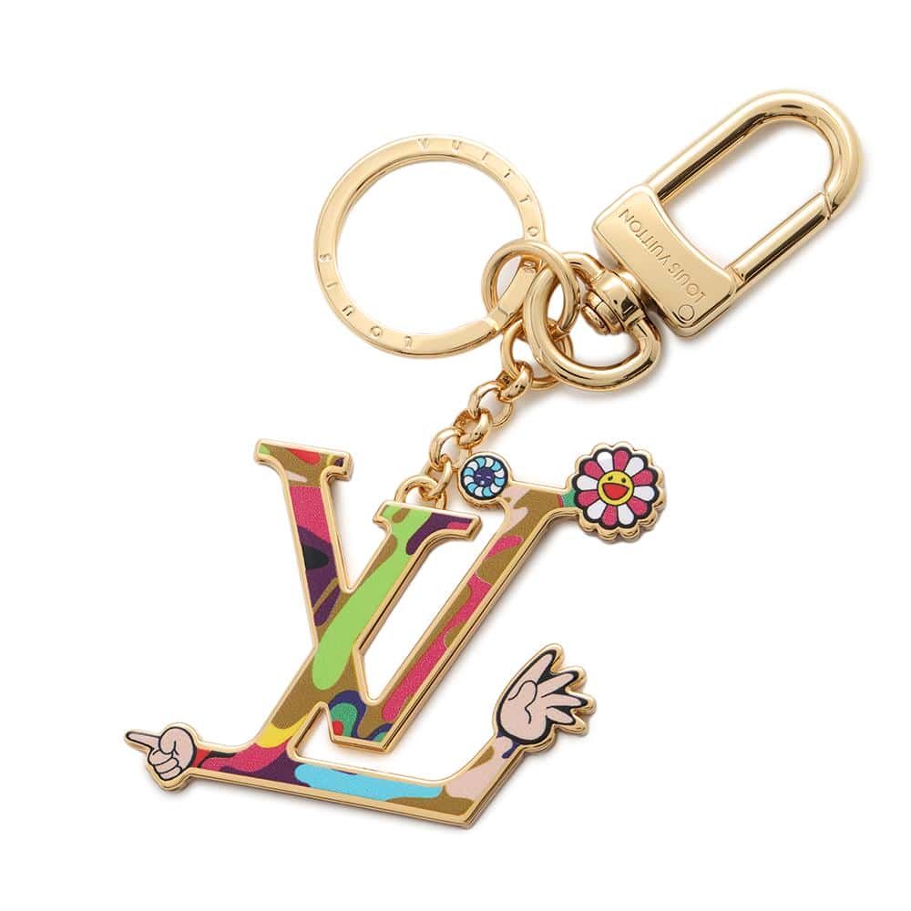 ルイヴィトン キーホルダー LVアイコニック M02468 村上隆 キーリング ルイヴィトン キーホルダー LVアイコニック M02468 村上隆