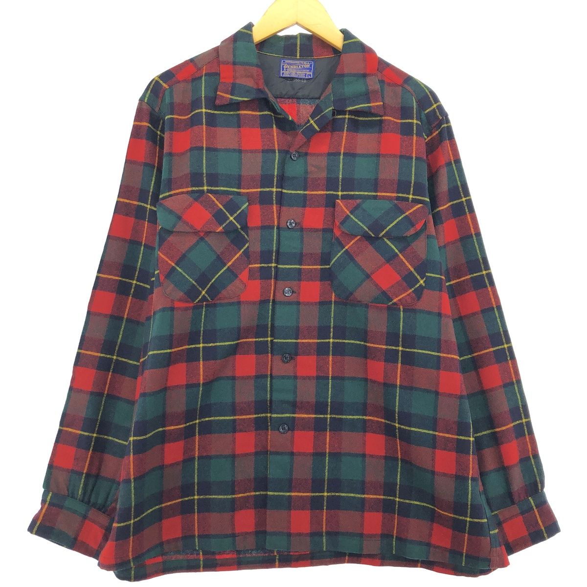古着 60年代 ペンドルトン PENDLETON ボードシャツ チェック柄 