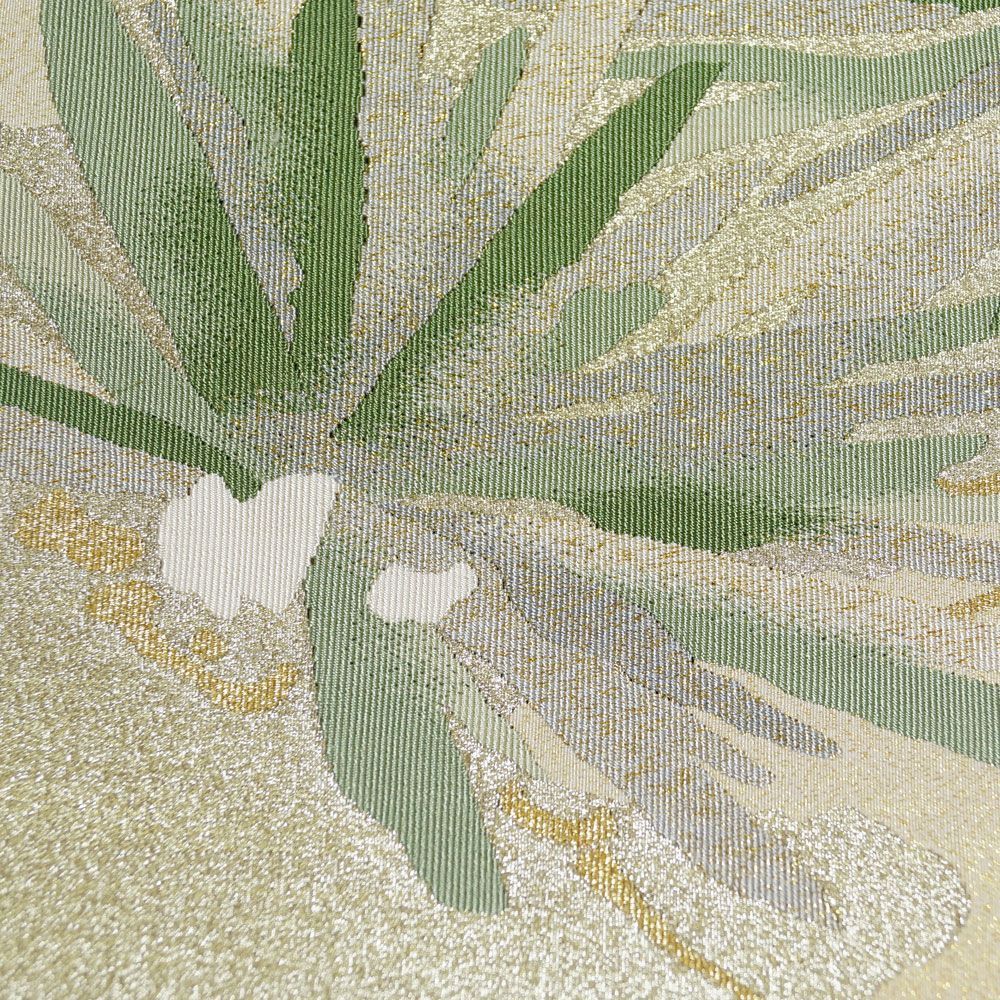 本つづれ勝山 袋帯 爪掻つづれ織 未使用品 暁山人作 松籟 桐箱付き