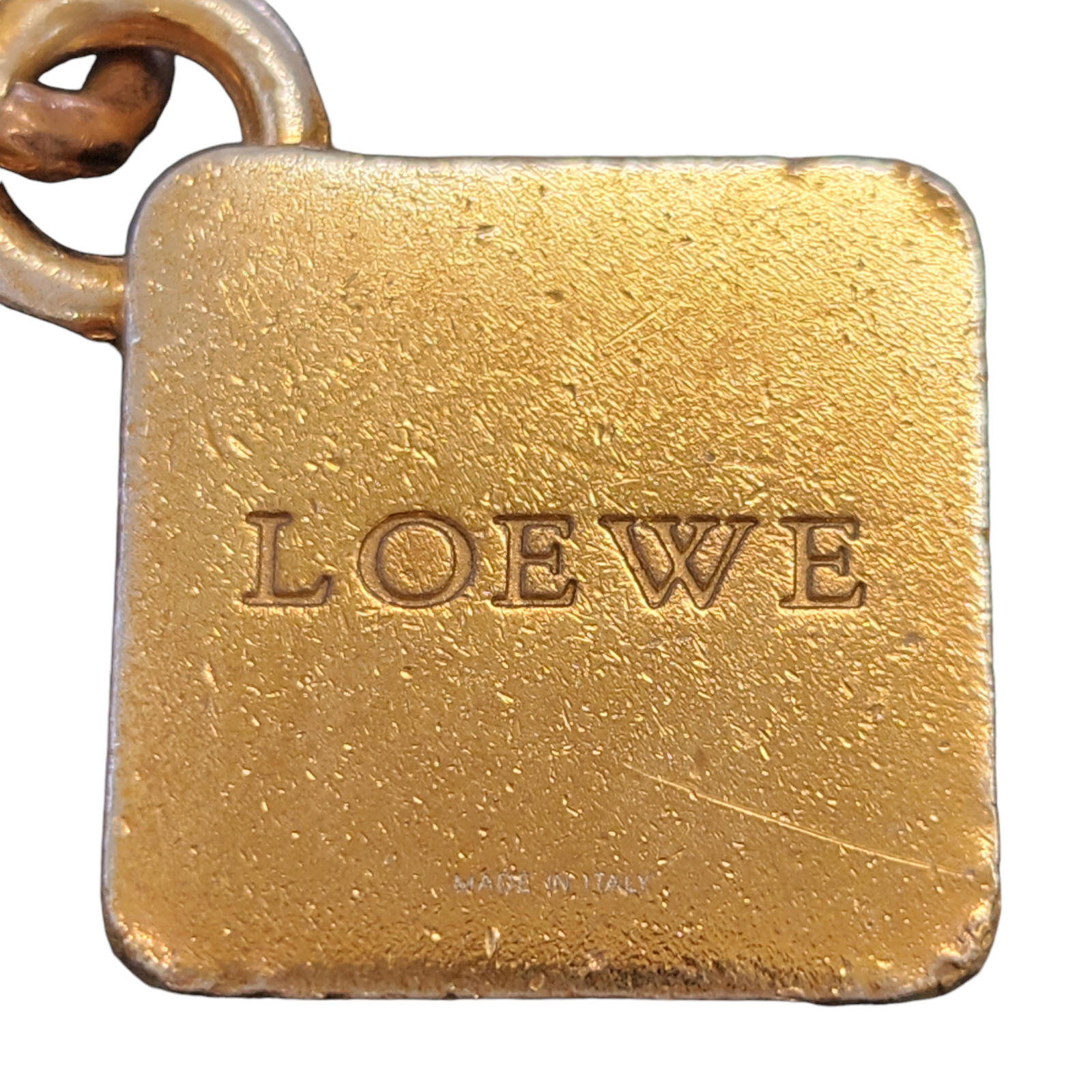 【希少】LOEWE　ヴィンテージ　アナグラム　キーリング　チャーム　キーホルダー　ロエベ