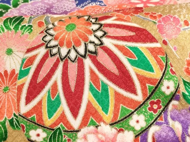 キッズ服(100cm~) 平和屋着物[]七五三 女の子 7歳 祝着 四つ身 長襦袢