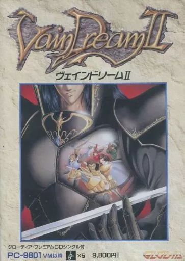 ヴェインドリーム2　PC-9801　5\"2HD　動作未確認　PC98 Vain Dream 2 PC-9801 5