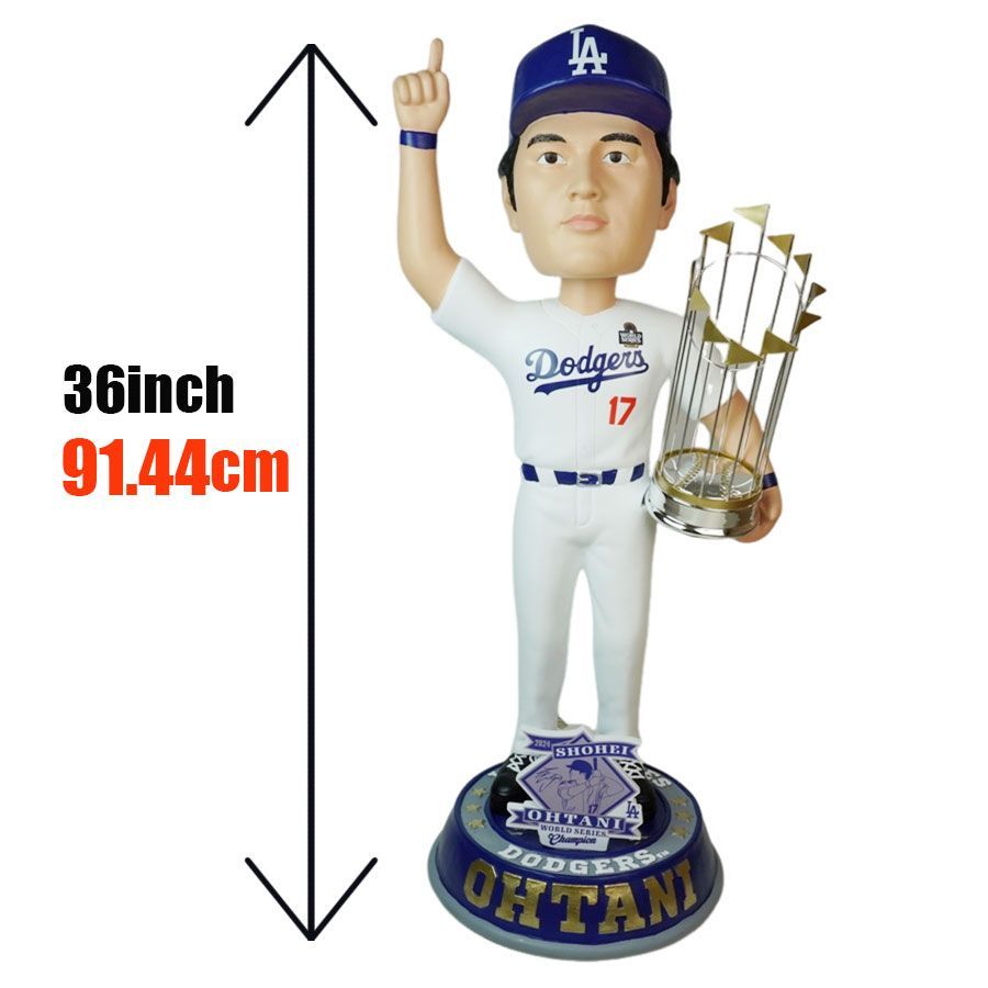 3024体限定 大谷翔平 LAドジャース バブルヘッド 世界一記念トロフィー Amazon.co.jp: [2024体限定]大谷翔平 ロサンゼルス・ドジャース