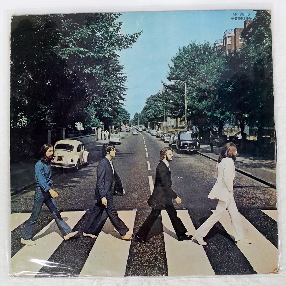 【LP/帯付】ビートルズ / アビイ•ロード　補充票付　赤盤　AP-8815 ビートルズ / アビイ ロード 赤盤 丸帯 補充票 付！ - メルカリ