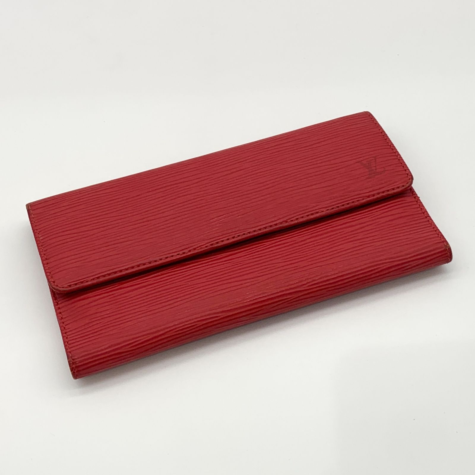 ▽ルイヴィトン ポルトフォイユ・サラ エピ M60317 エピレザー レッド