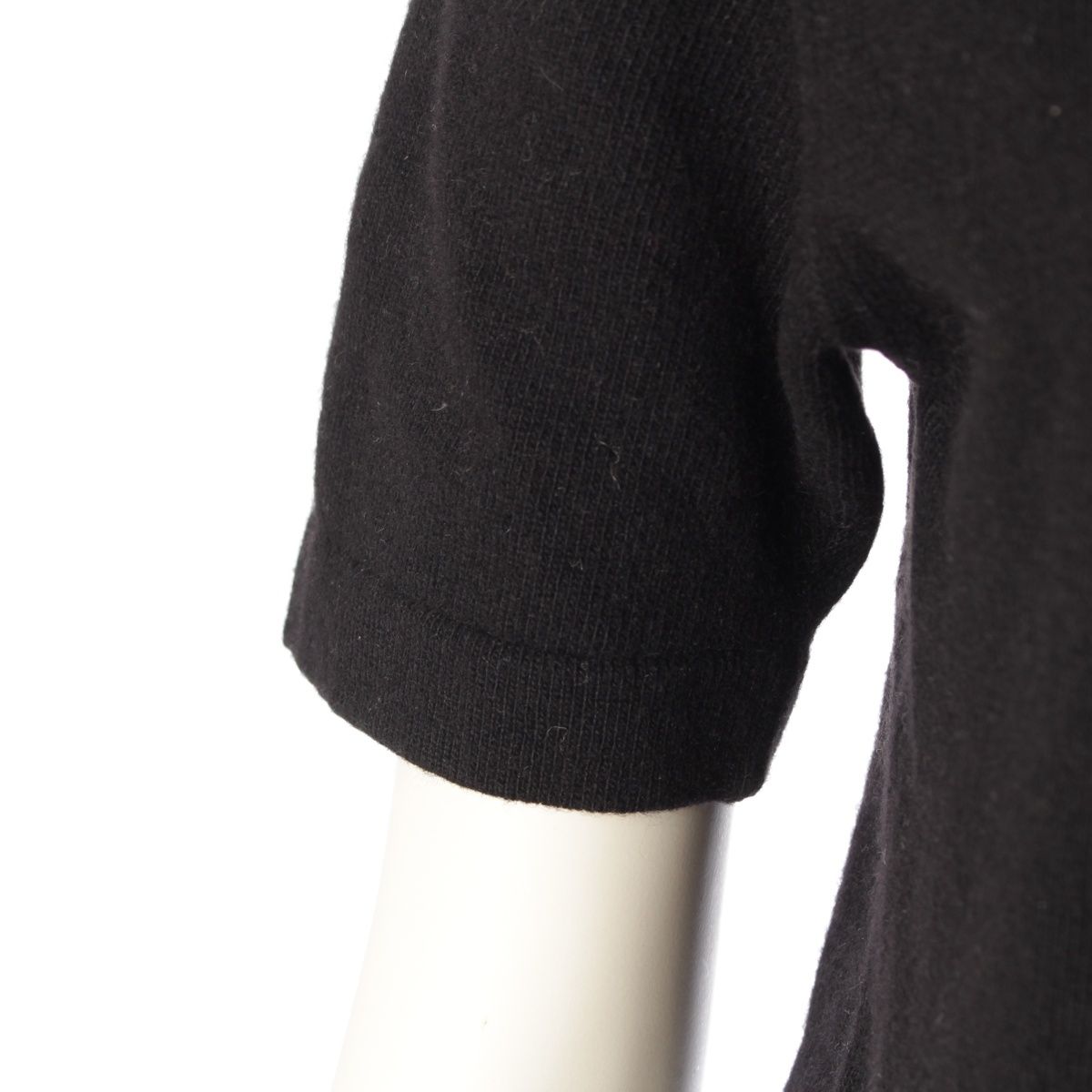 エルメス ヴィンテージ カシミヤ バランタイン製 ニット 半袖 トップス