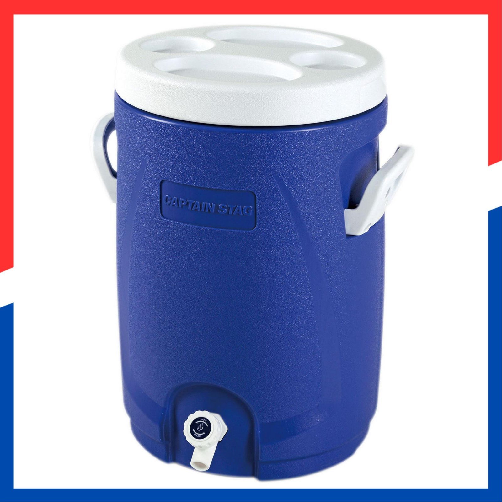 クーラーボックス タンク ウォータージャグ-クーラー ウォータージャグ 1栓 容量13L 18L ジャグ 保冷 STAG スポーツドリンク対応 キャプテンスタッグ CAPTAIN リガード