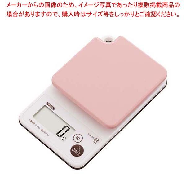 タニタ デジタルクッキングスケール 2kg KW-201 PK ピンク