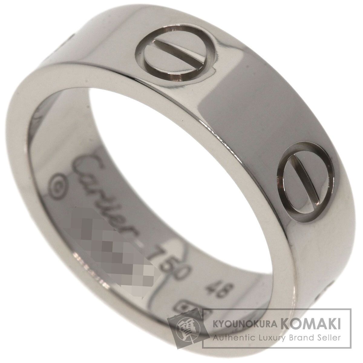 CARTIER カルティエ ラブリング #48 リング・指輪 K18WG レディース  