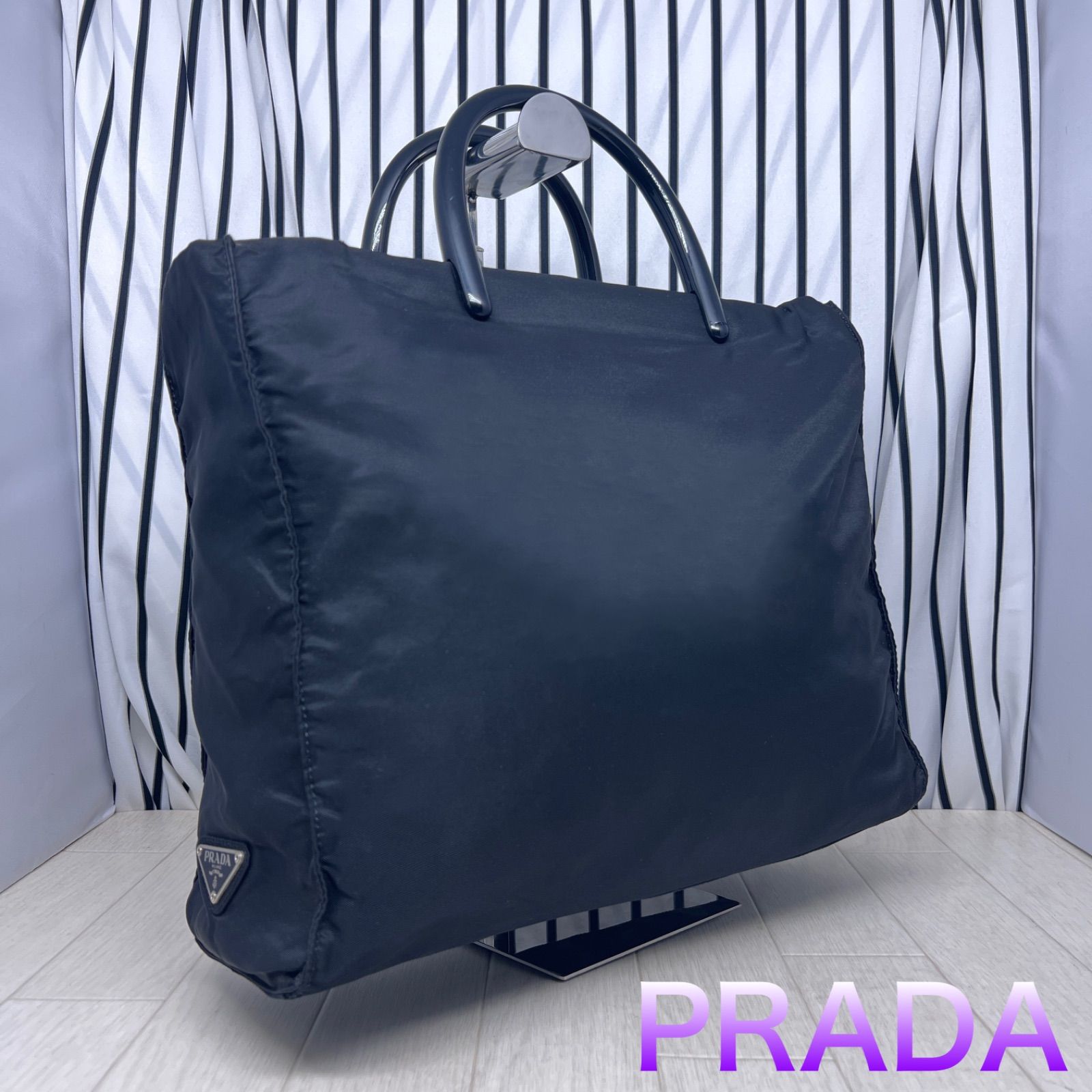 美品】PRADA×プラダ A4収納可能トートバッグ - カピバラさん - メルカリ