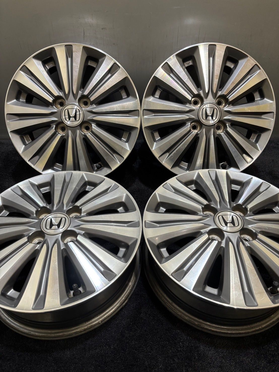 ホンダ ライフJB5 純正14インチアルミホイール 14X4.5J+45 4H PCD100 4本