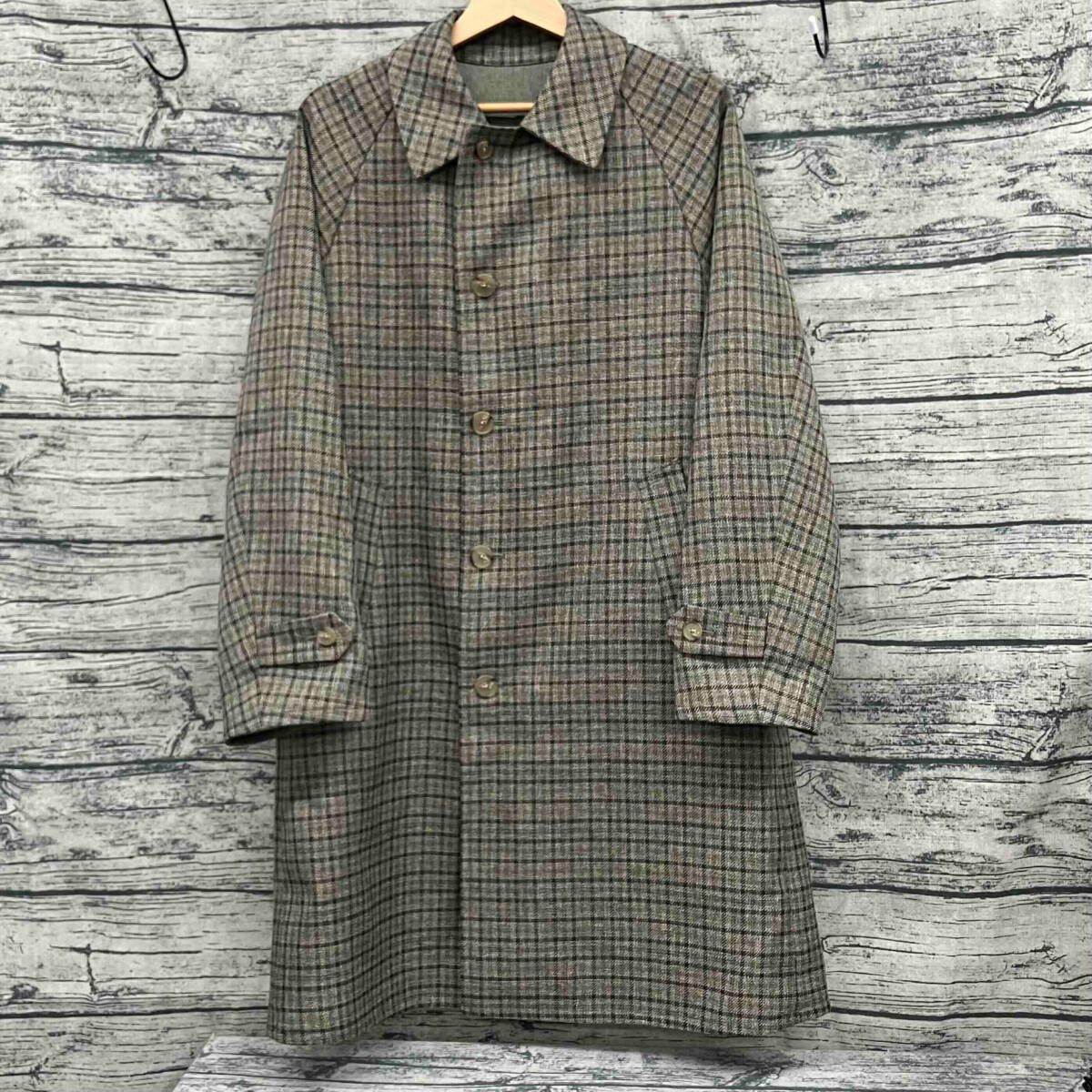 UNITED ARROWS ユナイテッドアローズ コート リバーシブル 1225-144-9796 Sサイズ チェック柄 ブラウン