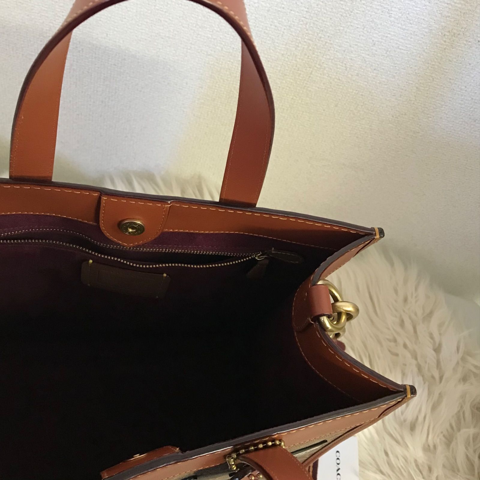 COACH コーチ フィールド トートバッグ ショルダー レキシー