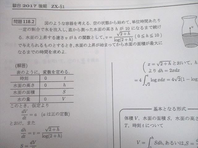 UA10-051 駿台 数学ZX テキスト 2017 後期 三森司 30S0D - 語学/参考書