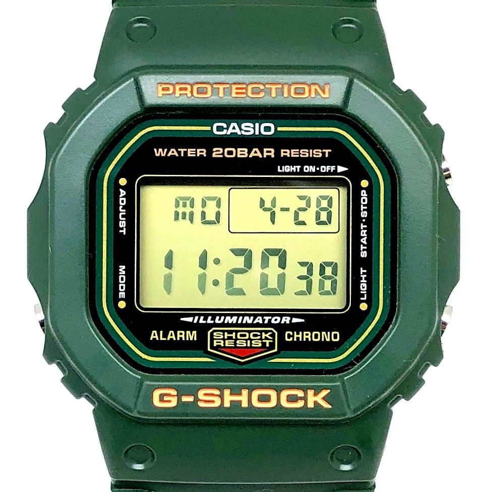 G-SHOCK ジーショック DW-5600RB-3 復刻 グリーンスピード 初期 リバイバル DW-5600B-3V再現モデル 2021年10月発売