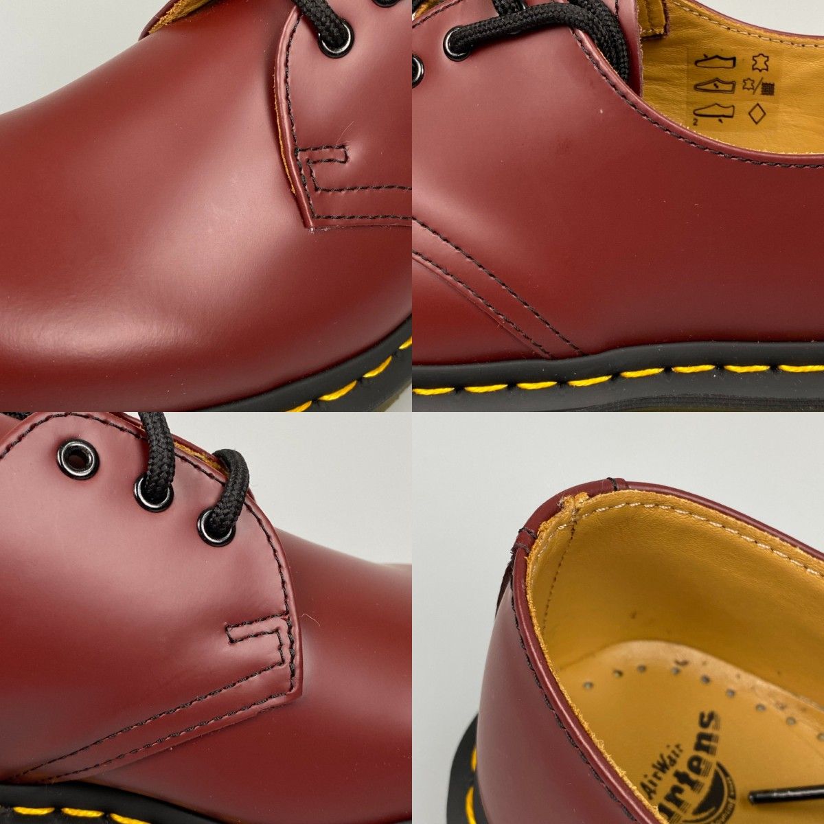  Dr.Martens ドクターマーチン 3 ホール シューズ 24 cm 146159 チェリーレッド その他 靴