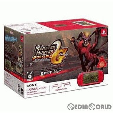 PlayStation - (本体)プレイステーション・ポータブル PlayStation Portable 新米ハンターズパック ラディアント・レッド(PSPJ-30006) ソニー・コンピュータエンタテインメント Amazon | PSP「プレイステーション・ポータブル」 新米