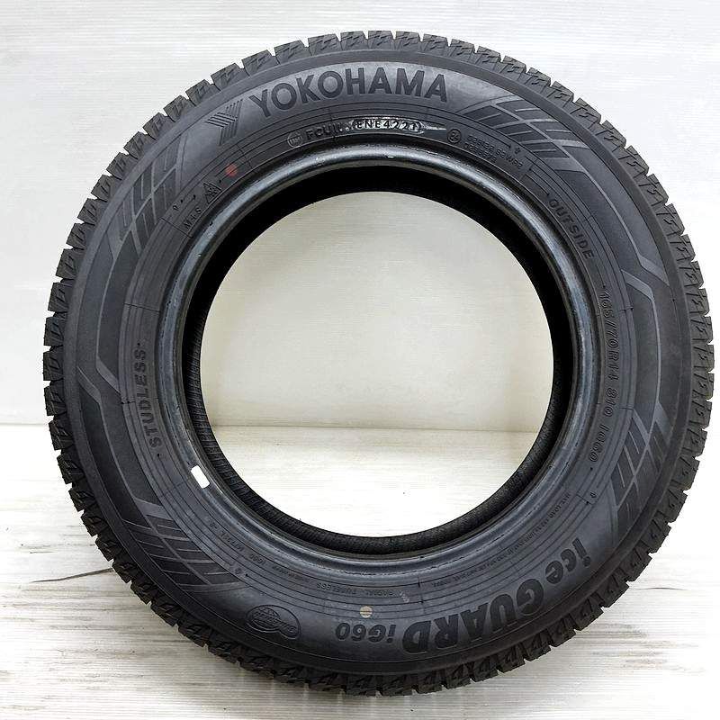 中古 165/70R14 YOKOHAMA iceGUARD 6 IG60 4本 スタッドレスタイヤ 