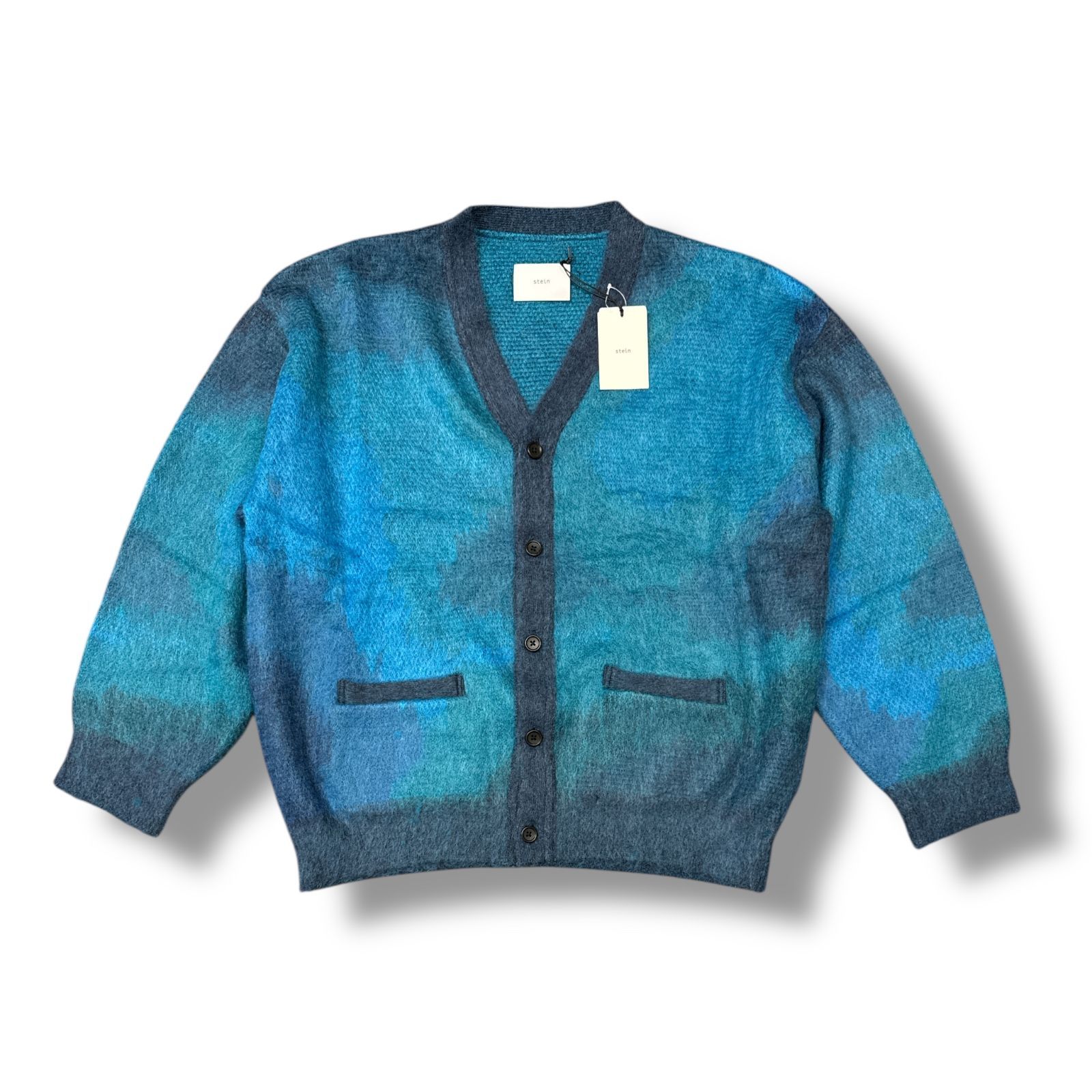 参考上代57200円 未使用品 stein GRADATION MOHAIR CARDIGAN 