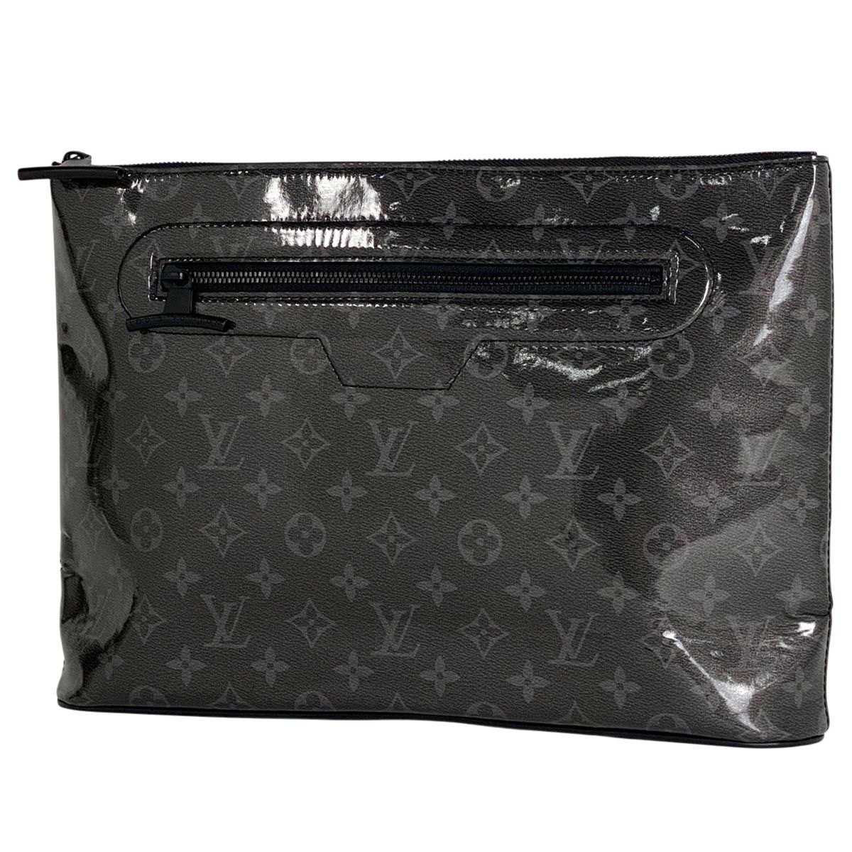 ルイ ヴィトン Louis Vuitton ポシェット コスモス モノグラムエクリプスグレーズ クラッチバッグ ノワール ブラック M63373 メンズ
