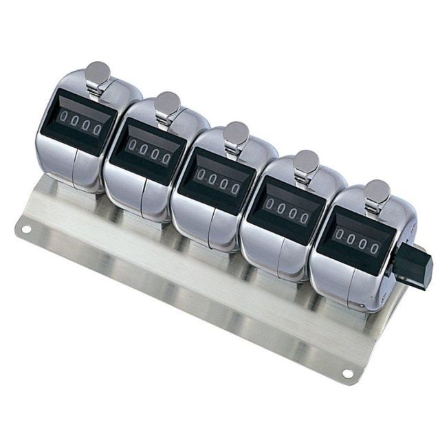 プラス 数取器 取付用5連用 4桁 質量420g 30-929 KT-500