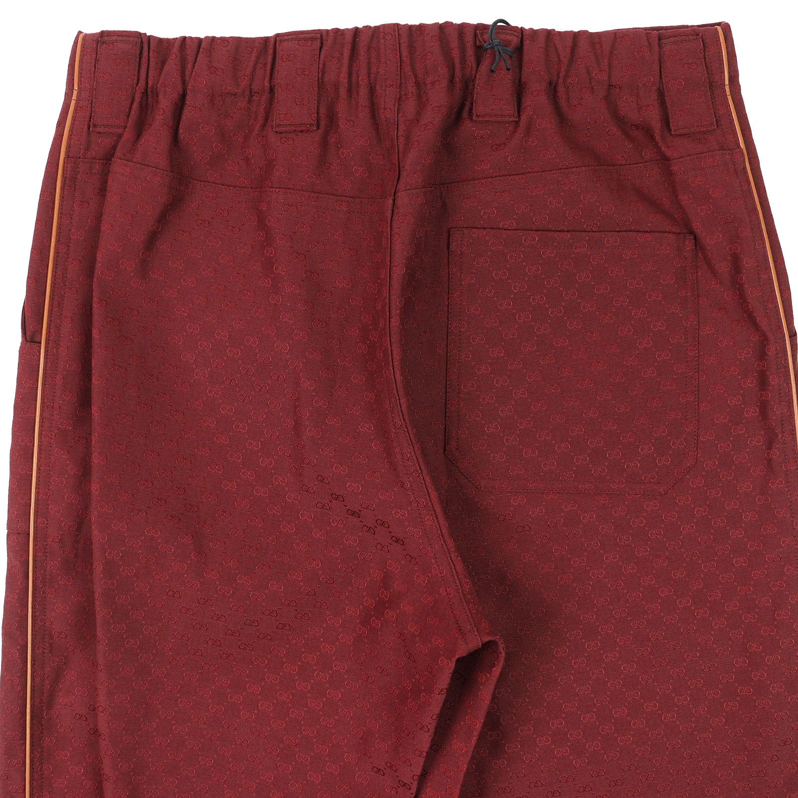 未使用品△GUCCI グッチ 20SS 614939 コットン GGジャガード 裾