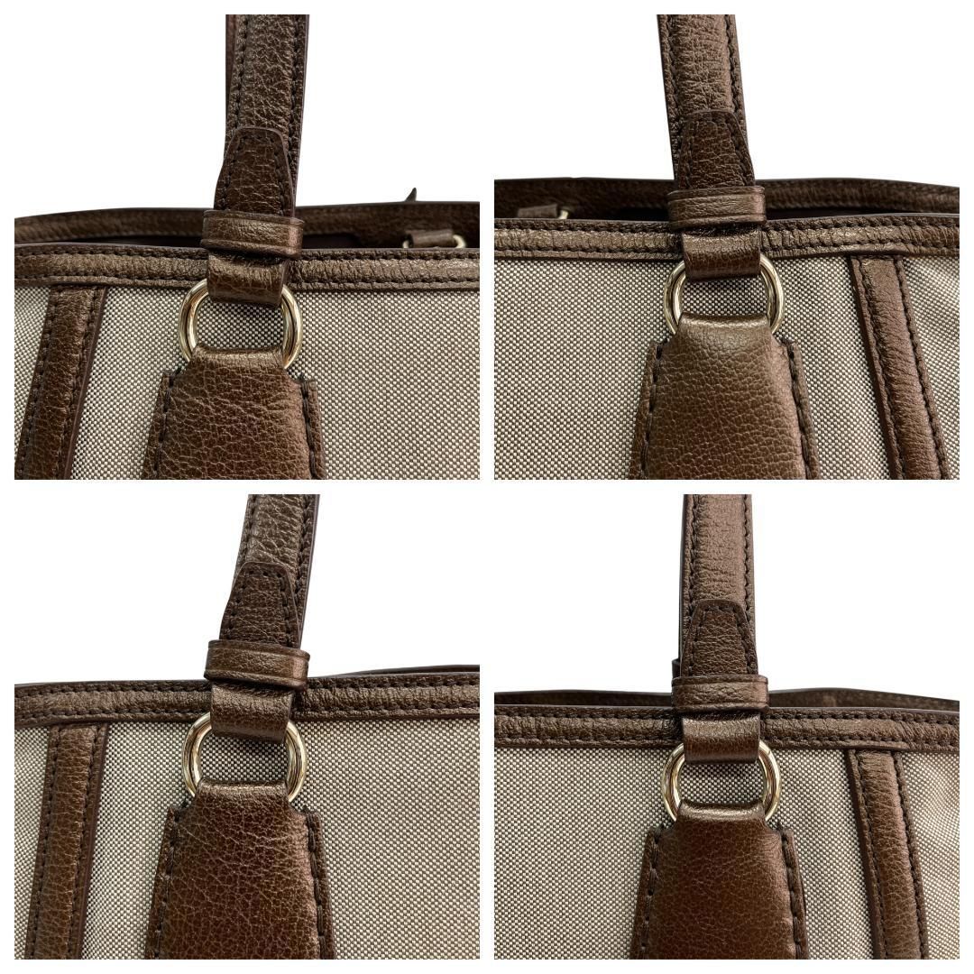 美品 CELINE セリーヌ トートバッグ ハンドバッグ 馬車 ロゴ カード付 美品】CELINE セリーヌ 馬車柄 ハンドバッグ マカダム 総柄