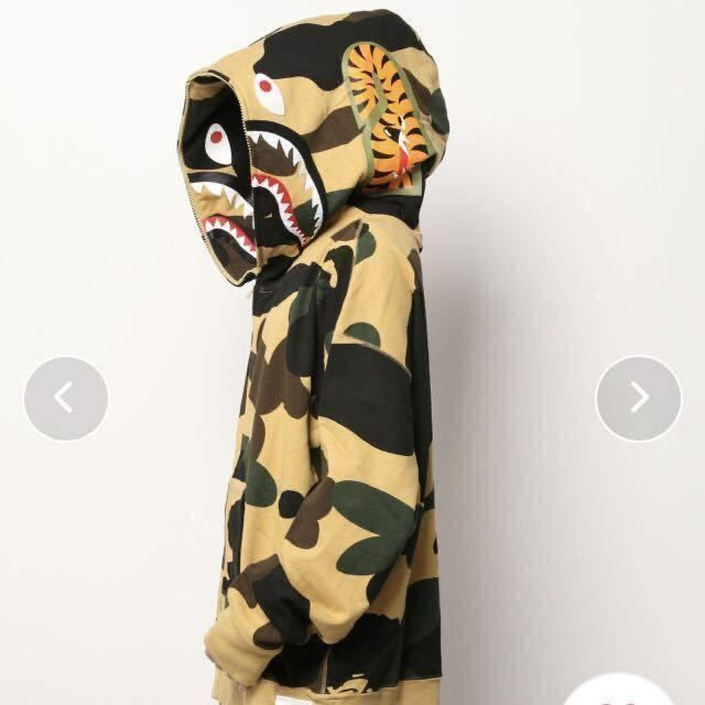 ☆XL☆ Giant shark full zip hoodie a bathing ape BAPE 1st ☆XL☆ Giant shark full zip hoodie a bathing ape BAPE 1st