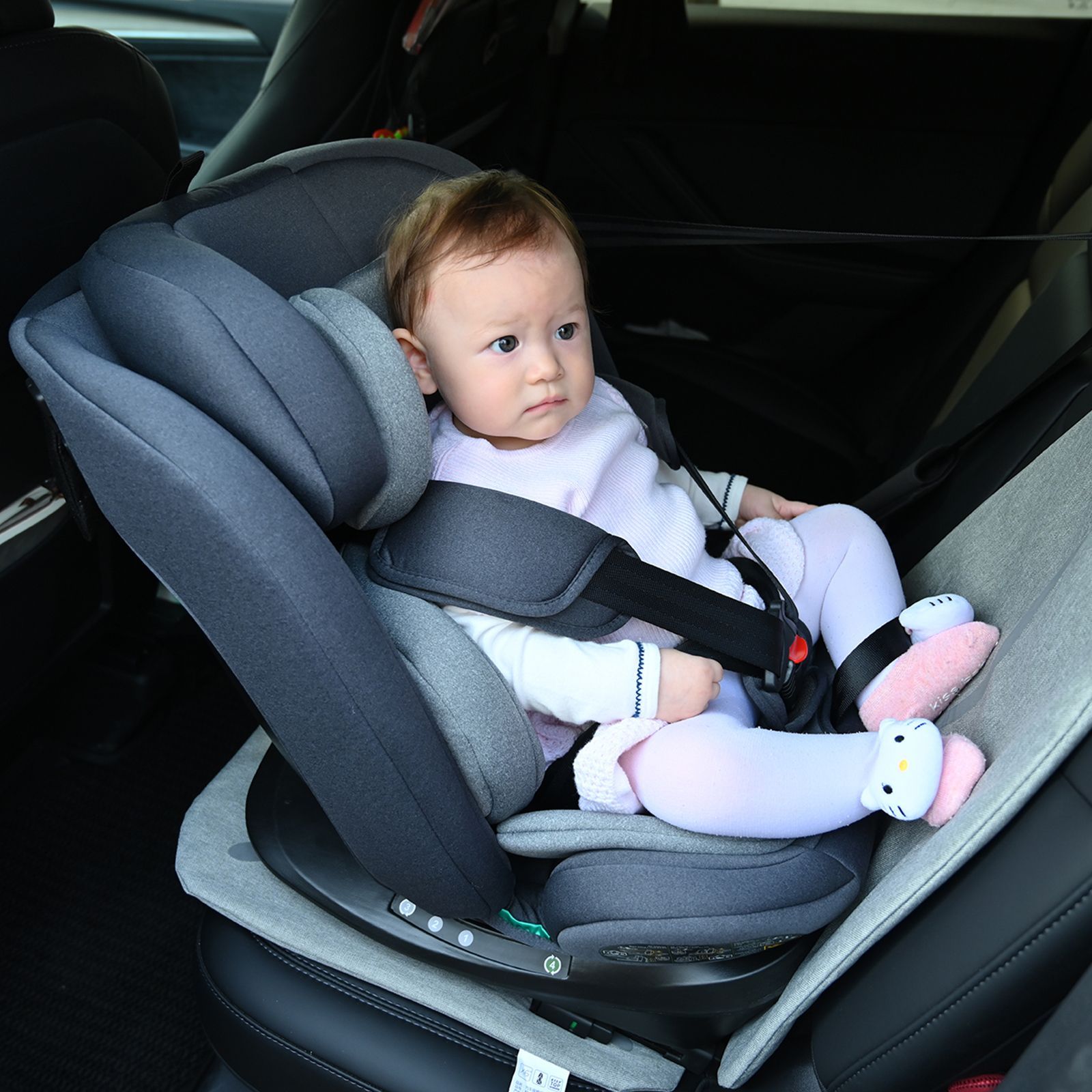 チャイルドシート 新生児 ISOFIX 0歳～12歳頃 360度回転式 40～150cm 