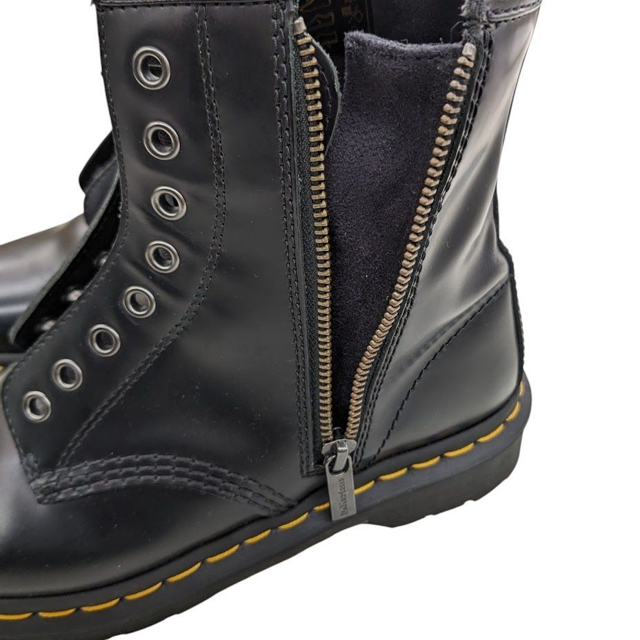  Dr.Martens ドクターマーチン 1460 ELS サイドジップブーツ 8ホール ブラック サイズ UK 6 ワークブーツ ブーツ