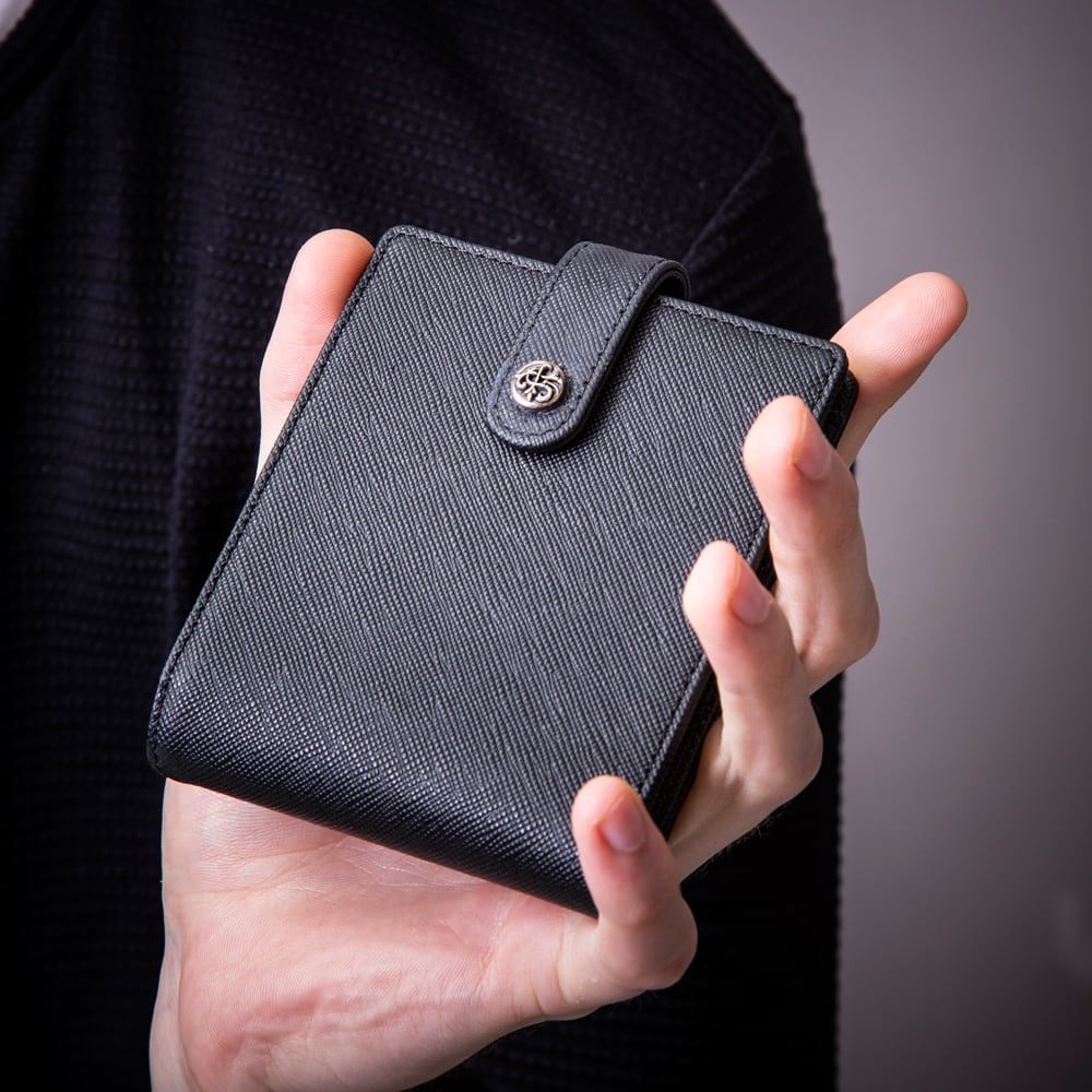 サフィアーノスリムコンパクトウォレット アルテミスクラシック シルバー ジュエリーブランド