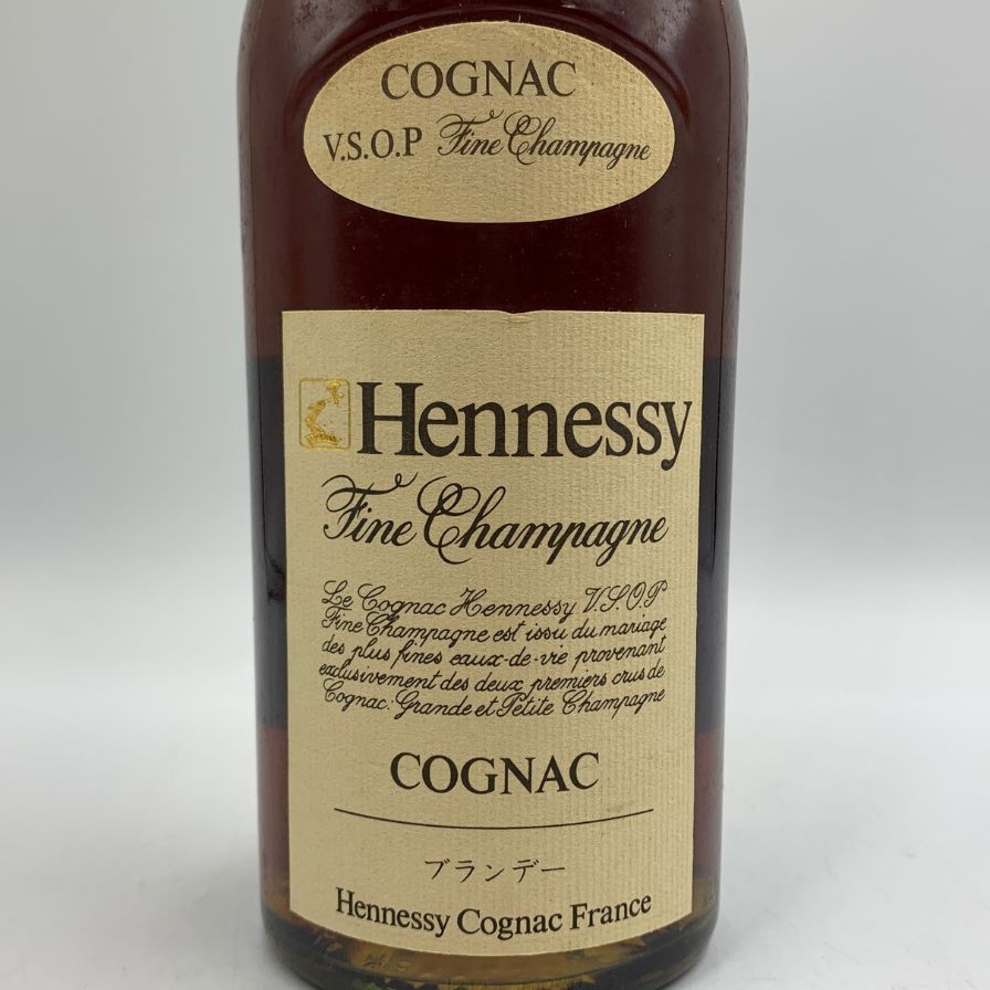 ヘネシー VSOP ファインシャンパーニュ スリムボトル クリアボトル ヘネシー VSOP ファインシャンパーニュ スリムボトル クリアボトル【F4