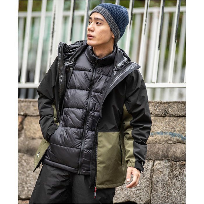 ジョイント3in1ジャケット LLサイズ ジョイント3in1ジャケット 防水ジャケット メンズ 防水