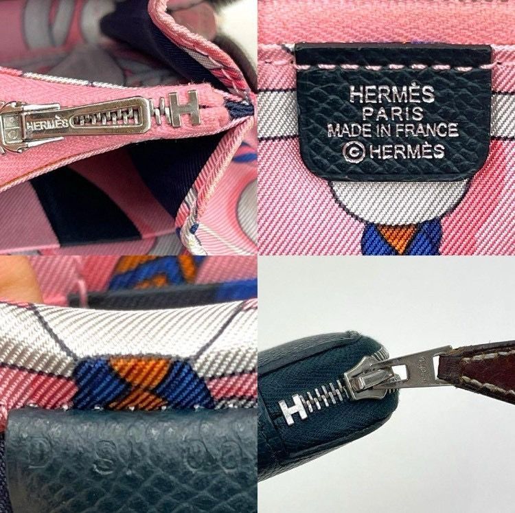 エルメス アザップロング シルクイン エプソン ヴェールアングレ D刻印